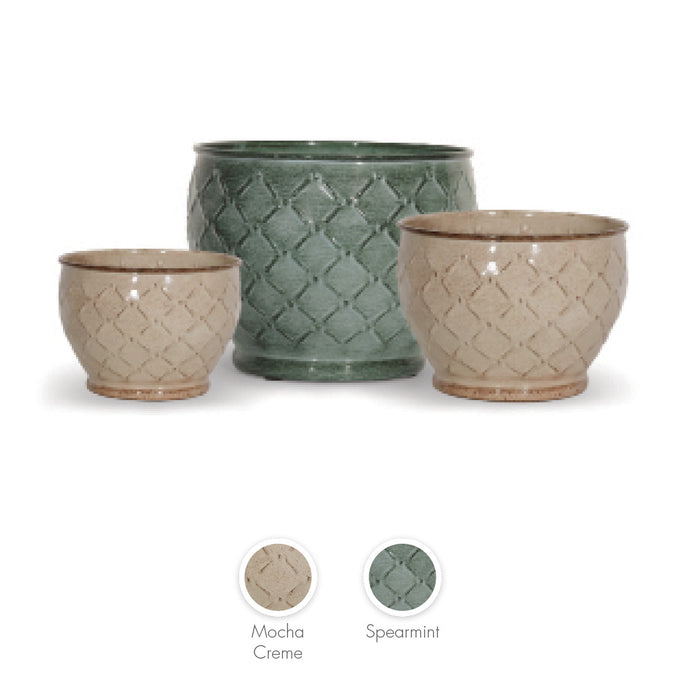 IronStone® Lattice Classic Planters