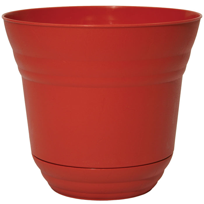 red plastic planter Durable Planter Bowl, Weatherproof