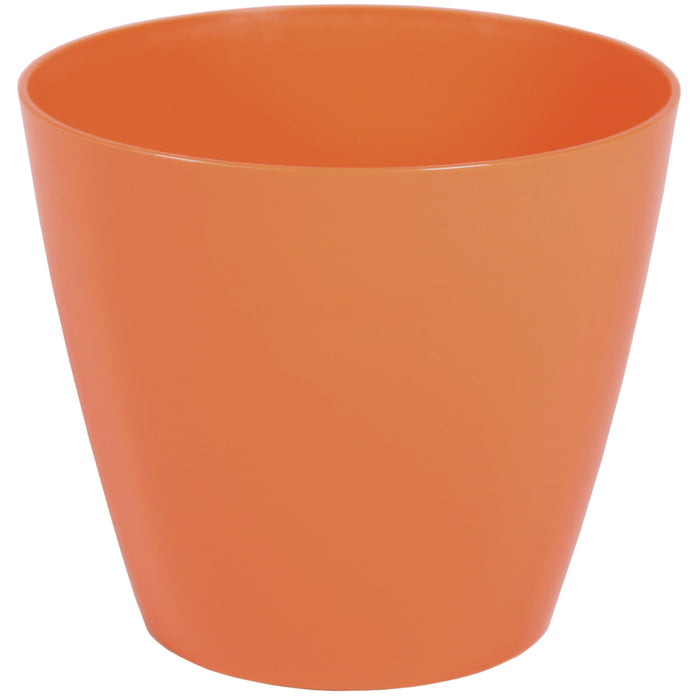orange plastic planter Durable Planter Bowl, Weatherproof
