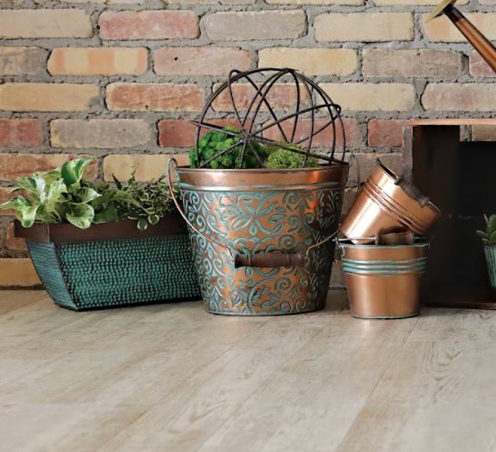 Vintage Floral Planter, Lightweight | Robert Allen HG — Robert